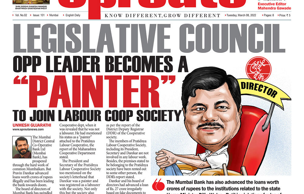 LEGISLATIVE COUNCIL OPP LEADER BECOMES A “PAINTER” TO JOIN LABOUR COOP SOCIETY