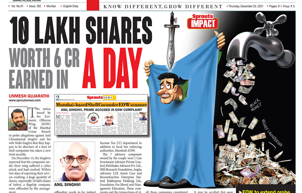 10 LAKH SHARES WORTH 6 CR EARNED IN A DAY