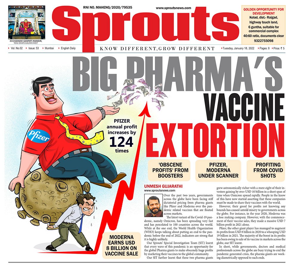BIG PHARMA’S VACCINE EXTORTION