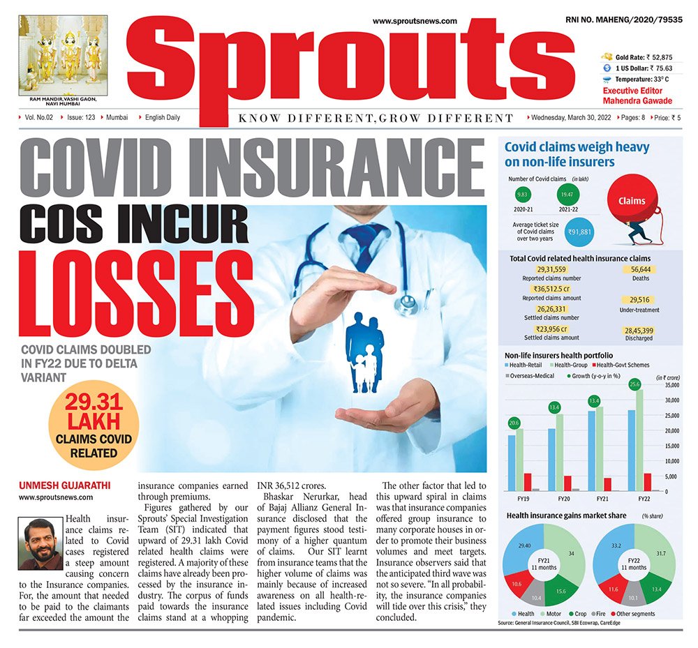 COVID INSURANCE COS INCUR LOSSES