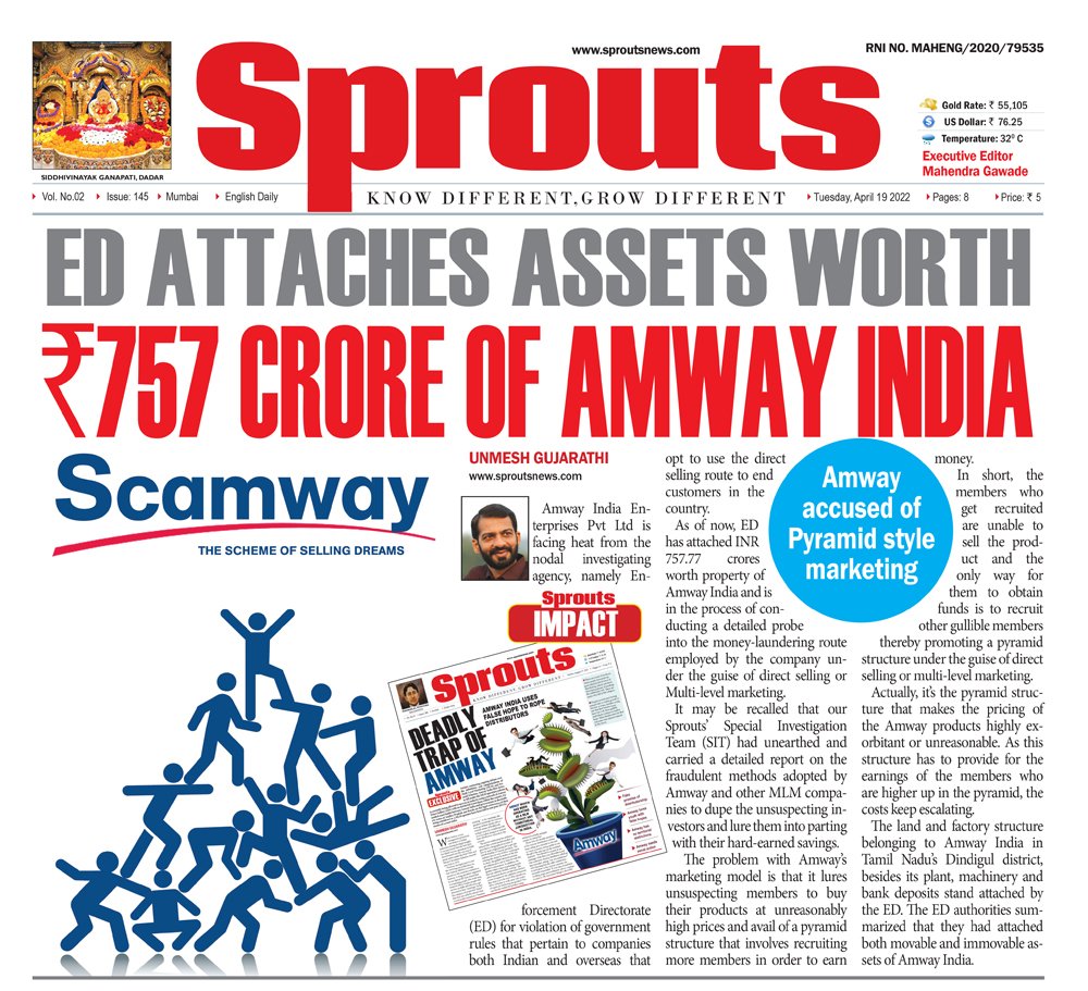 ED attaches properties worth 757.77 crores