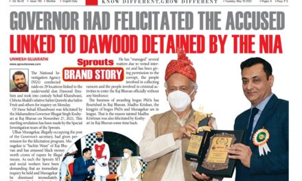 Governor had felicitated the accused linked to Dawood detained by the NIA