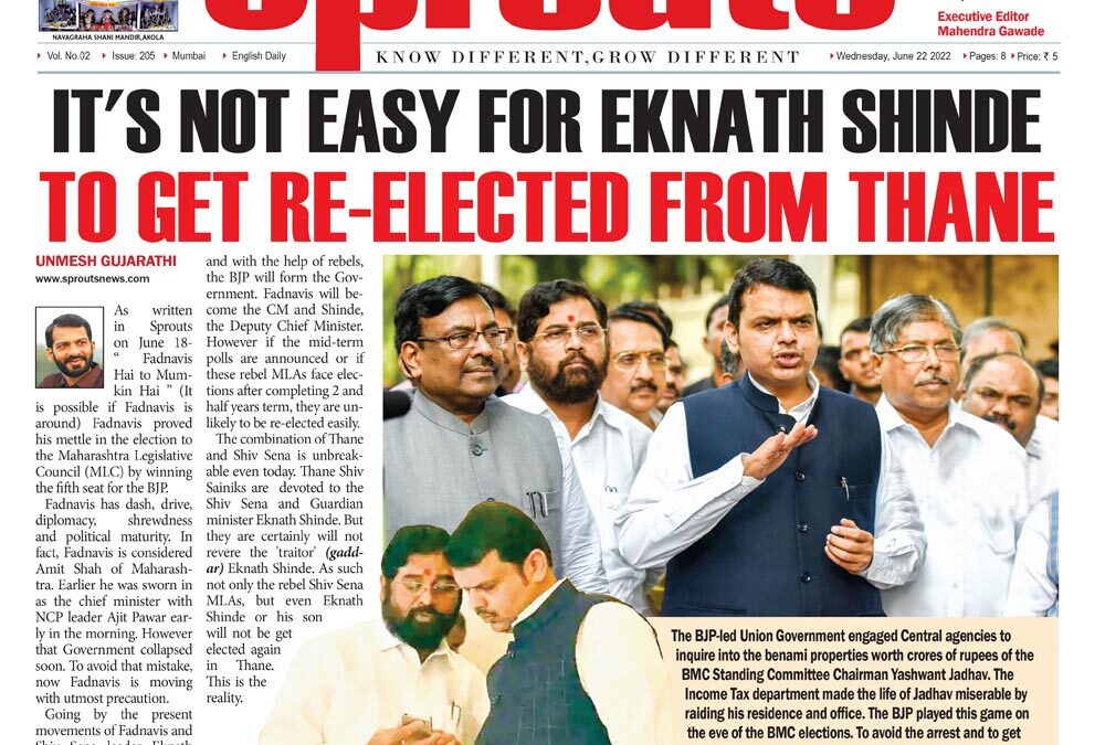 It’s not easy for Eknath Shinde to get re-elected from Thane
