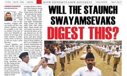 Will The Staunch Swayamsevaks Digest This?