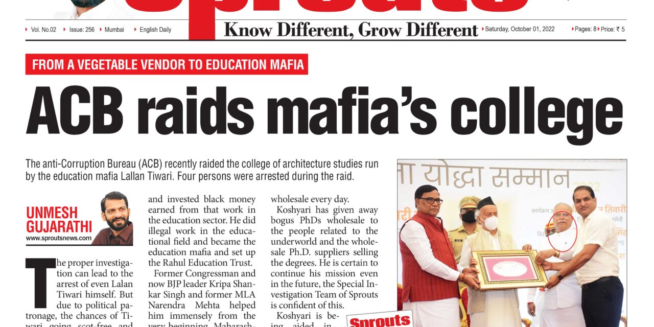 ACB raids on education mafia’s college