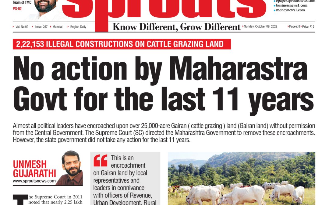 2,22,153 illegal constructions on cattle grazing land 