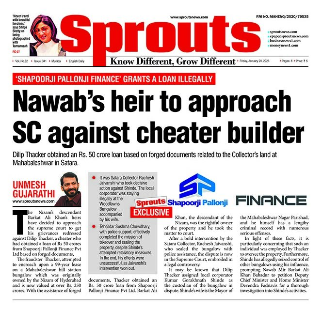 Nawab’s heir to approach SC against cheater builder