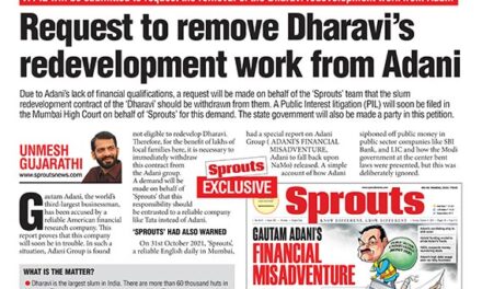 Request to remove Dharavi’s redevelopment work from Adani