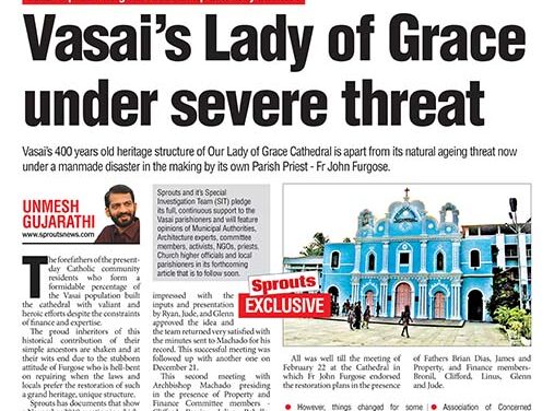 Vasai’s Lady of Grace is under severe threat 