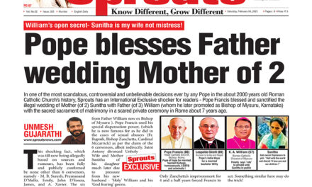 Pope blesses Father wedding Mother of 2