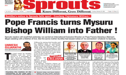 Pope Francis turns Mysuru Bishop William into Father !