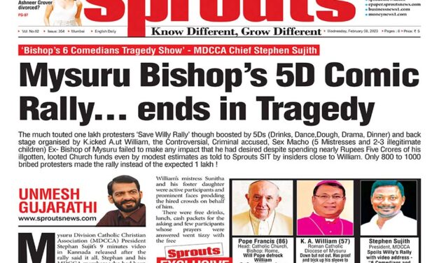 Mysuru Bishop’s 5D Comic Rally… ends in Tragedy
