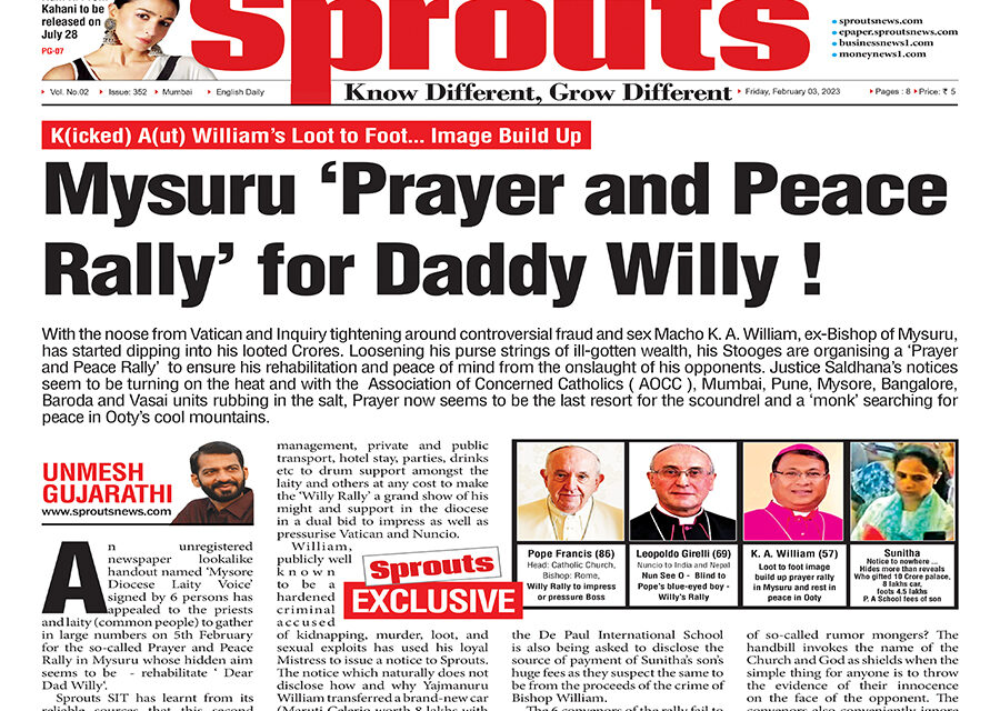 Mysuru ‘Prayer and Peace Rally’ for Daddy Willy!