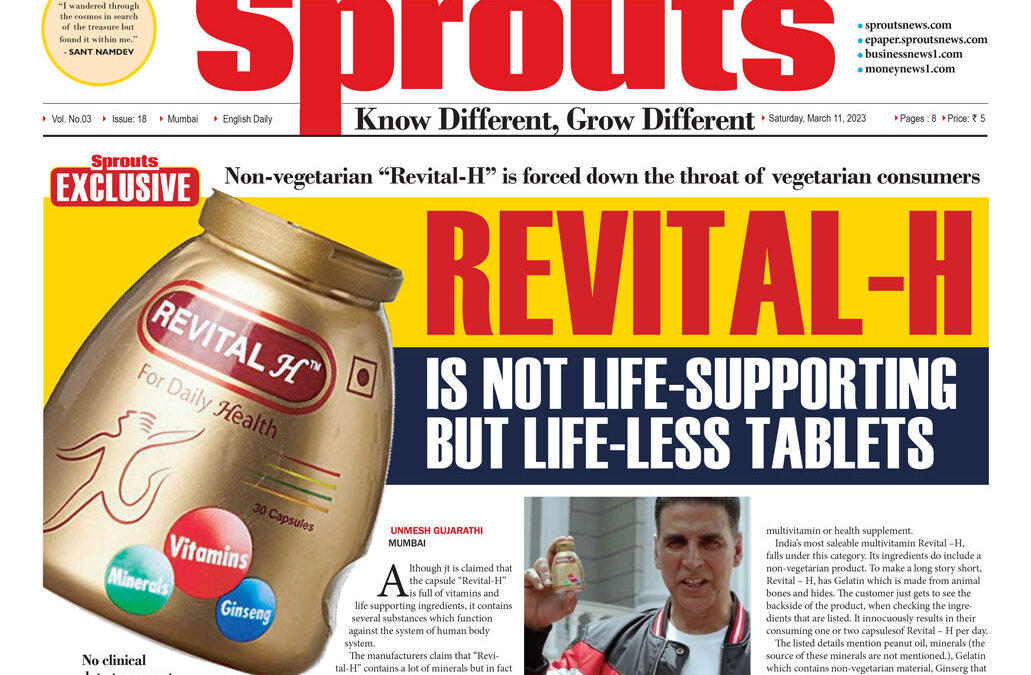 “Revital-H” is not life-supporting but life-less