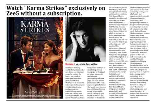 Watch “Karma Strikes” exclusively on Zee5 without a subscription