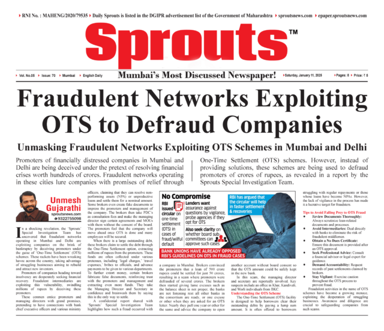 Fraudulent Networks Exploiting OTS to Defraud Companies
