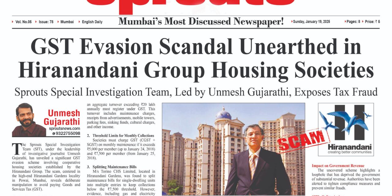 GST Evasion Scandal Unearthed in Hiranandani Group Housing Societies